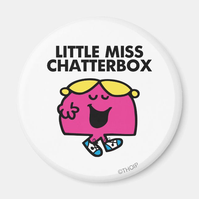 Aimant Chatter Avec Little Miss Chatterbox (Devant)