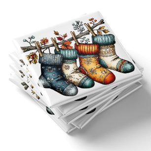 Aimant Chaussettes de Noël Aimant de Noël