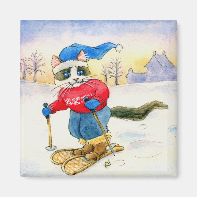 Aimant Chaussure à neige (Devant)