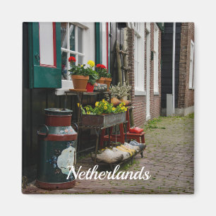 Aimant Chaussure en bois traditionnel néerlandais sur rue