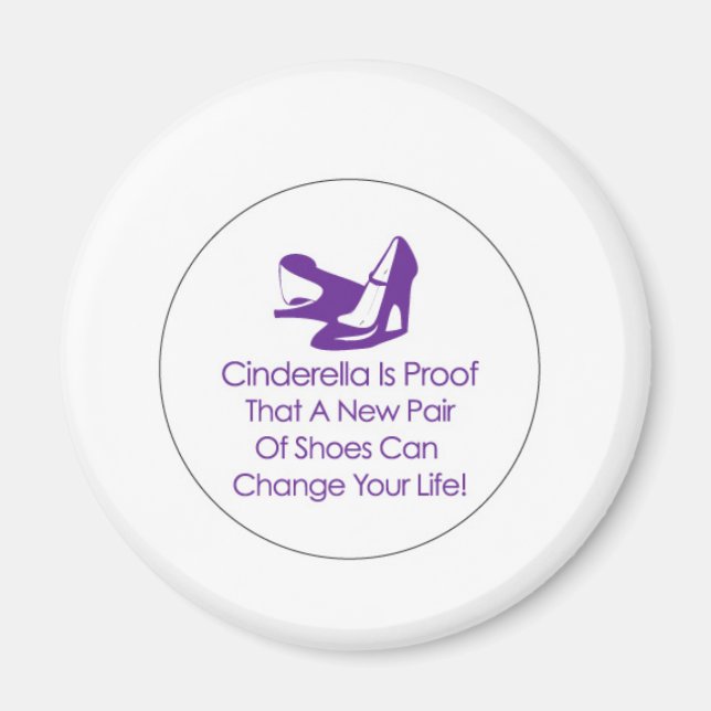 Aimant chaussures cinderella (Devant)