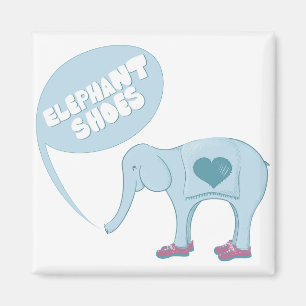 Aimant Chaussures d'éléphant