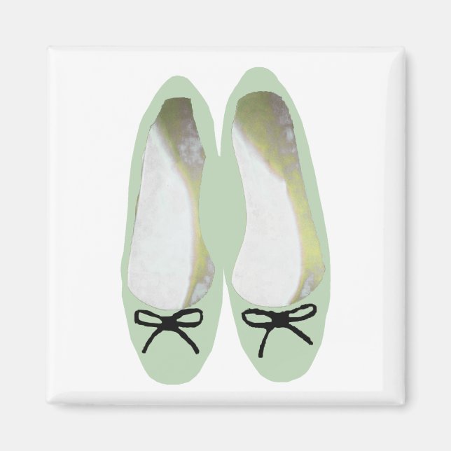 Aimant Chaussures vertes (Devant)