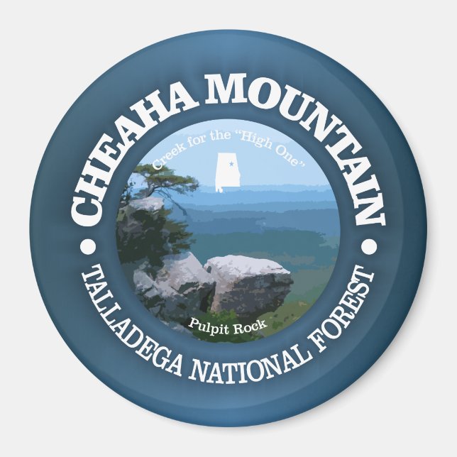 Aimant Cheaha Mountain (Devant)