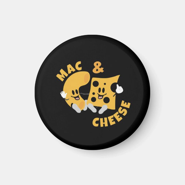 Aimant Cheese Mac & Cheese Drôle Idée cadeau (Devant)