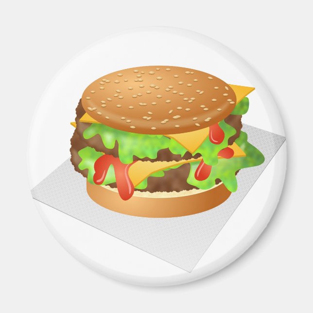 Aimant Cheeseburger (Devant)