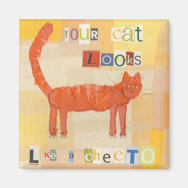 Aimant Cheeto Cat (Devant)
