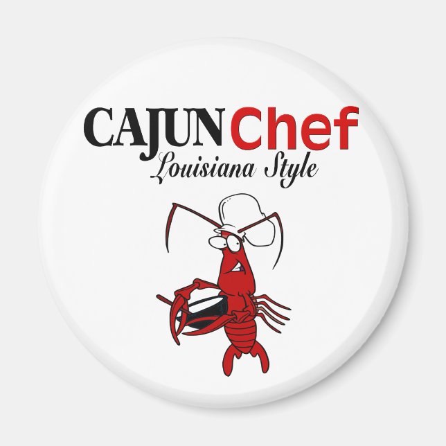 Aimant Chef cajun (Devant)