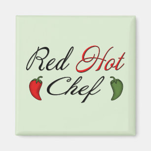 Aimant Chef chaud rouge