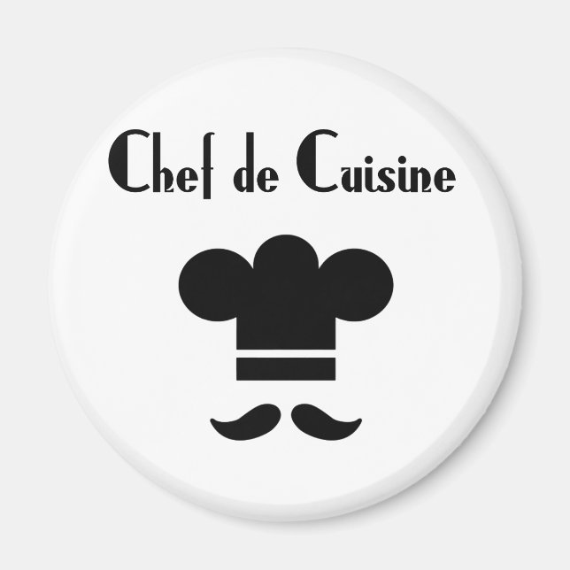 Aimant Chef de cuisine (Devant)