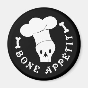 Aimant Chef de squelette d'Appetit d'os