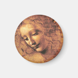 Aimant Chef d'une femme La Scapigliata Leonardo Da Vinci