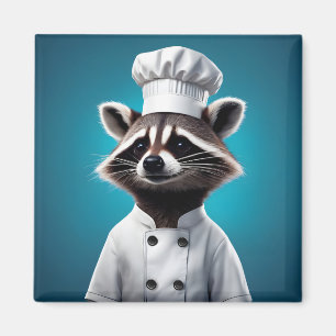 Aimant Chef Raccoon
