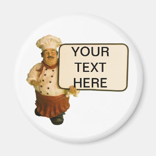 Aimant Chef Vous Permet De Mettre Votre Propre Texte Dans
