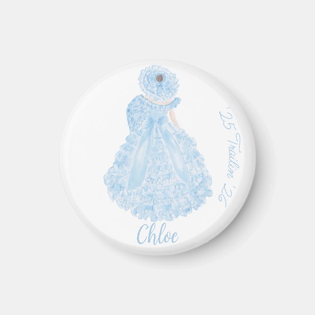 Aimant Chemin bleu Azalea (Devant)