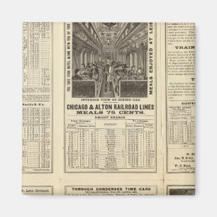 Aimant Chemin de fer Chicago et Alton 2