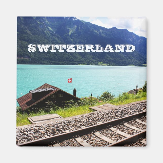 Aimant Chemin de fer en Suisse (Devant)