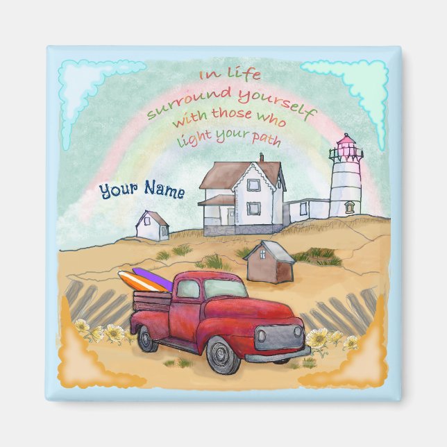 Aimant Chemin du phare (Devant)