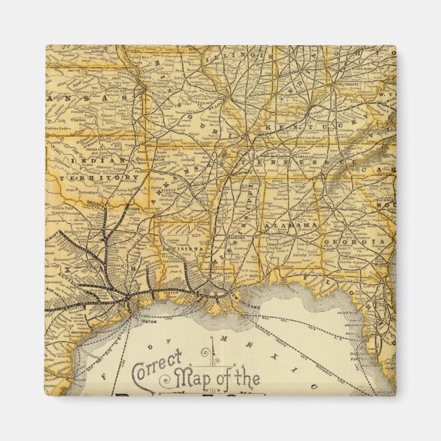 Aimant Chemins de fer, lignes à vapeur Southern Pacific C (Devant)