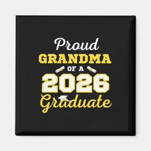 Aimant Chemise Cl de 2026 Fière grand-mère d'un diplômé d
