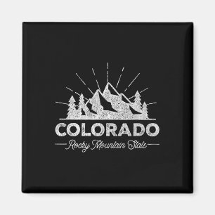 Aimant Chemise Colorado Vintage Randonnée Design Rétro T