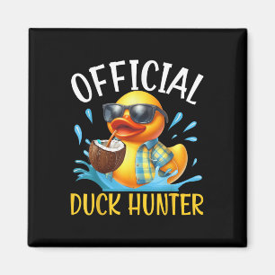 Aimant Chemise de bateau de croisière canard drôle chasse