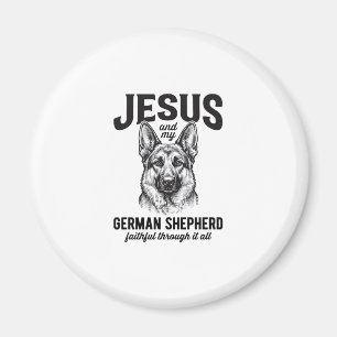 Aimant Chemise de Berger Allemand de Foi pour l'Amour des