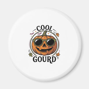 Aimant Chemise de citrouille cool gravée vintage Hallowee