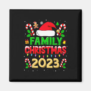Aimant Chemise de Noël 2023 Pour Familles Correspondant X
