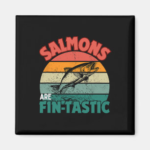 Aimant Chemise de pêche au saumon pêcheur poisson pêche s