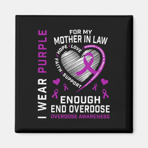 Aimant Chemise de sensibilisation à la fin des overdoses 