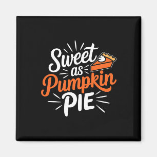 Aimant Chemise de Thanksgiving Pumpkin Pie pour hommes et