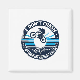 Aimant Chemise de vélo de cyclisme Je ne fais pas de cras