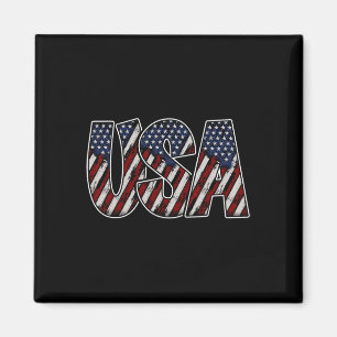Aimant Chemise Drapeau Usa - American Flag Patriotic 4th