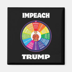 Aimant Chemise drôle anti Trump Impeach Trump politique