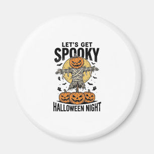 Aimant Chemise Épouvantail Citrouille Graphique Halloween