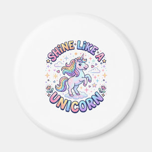 Aimant Chemise graphique Licorne Brille Comme une Licorne