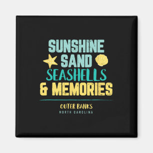 Aimant Chemise Outer Banks Vacances en famille Amoureux d