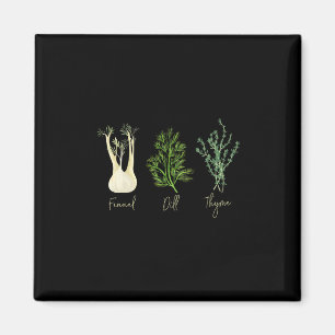 Aimant Chemise Subtile Herbe Fenouil Aneth Thym Anti Trum