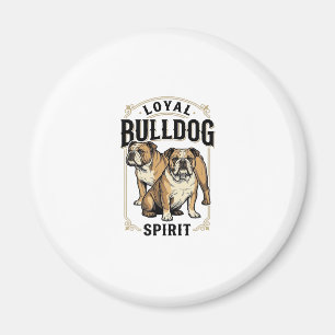 Aimant Chemise Vintage Bulldog Twin Bulldogs Gravure Tee_
