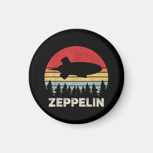 Aimant Chemise Zeppelin Rétro Vintage Dirigeable Aéronef