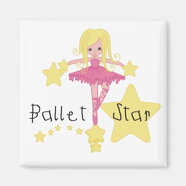 Aimant Chemises et cadeaux Ballet Star (Devant)