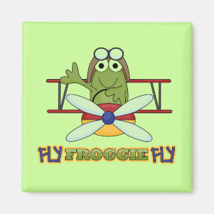 Aimant Chemises et cadeaux Fly Froggie Fly