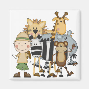 Aimant Chemises et cadeaux Safari Boy