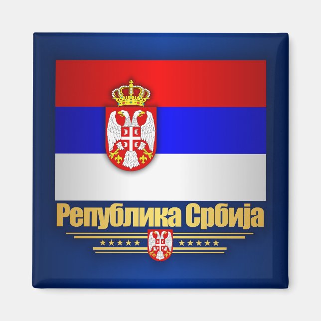 Aimant Chemises "Serbian Pride" (Devant)