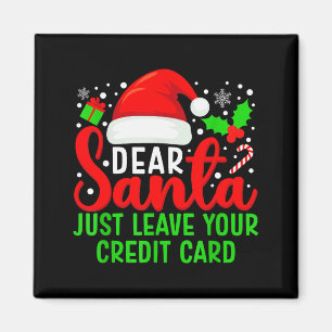 Aimant Cher Père Noël Laissez Simplement Votre Carte De C