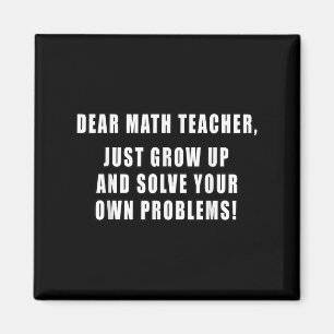 Aimant Cher professeur de mathématiques juste grandir Cit