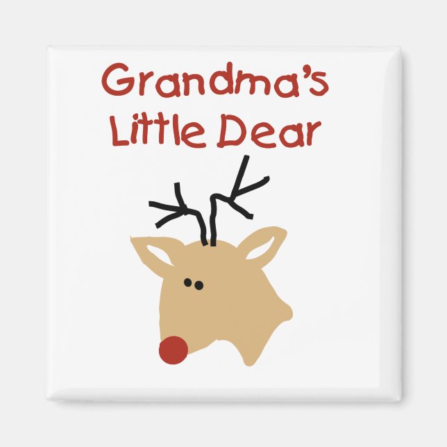 Aimant Chers tee-shirts et cadeaux de grand-mère (Devant)