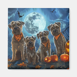 Aimant Chesapeake Bay Terrier Halloween Éffrayant