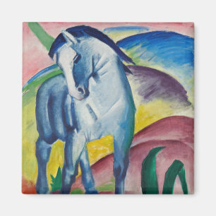 Aimant Cheval bleu de Franz Marc, Beaux-arts vintage